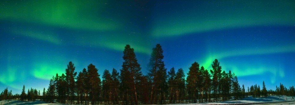 Polarlichter in Finnland