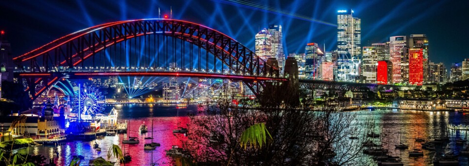 Sydney Harbour Bridge - Vivid Sydney