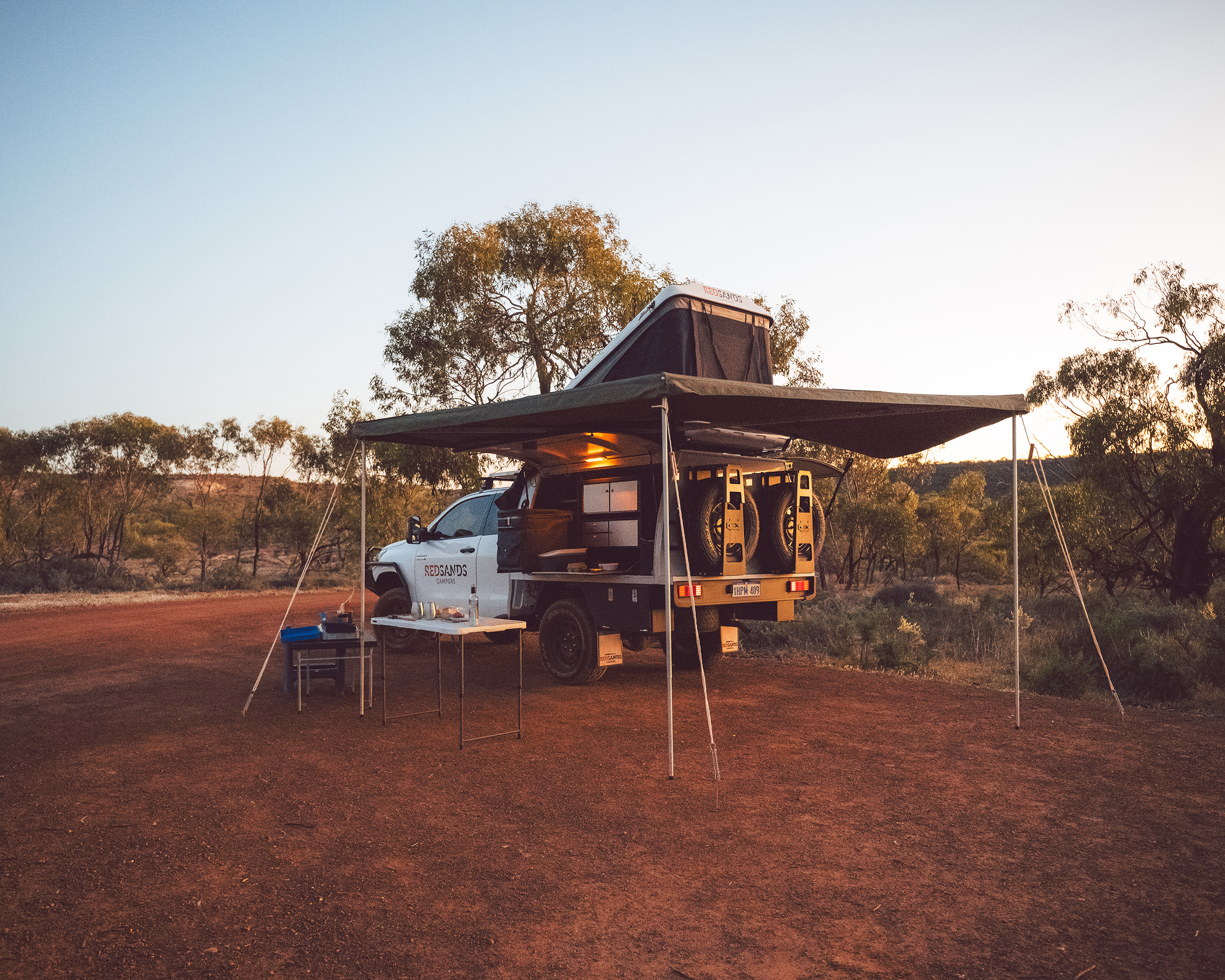 RedSands Camper 2 Personen von außen