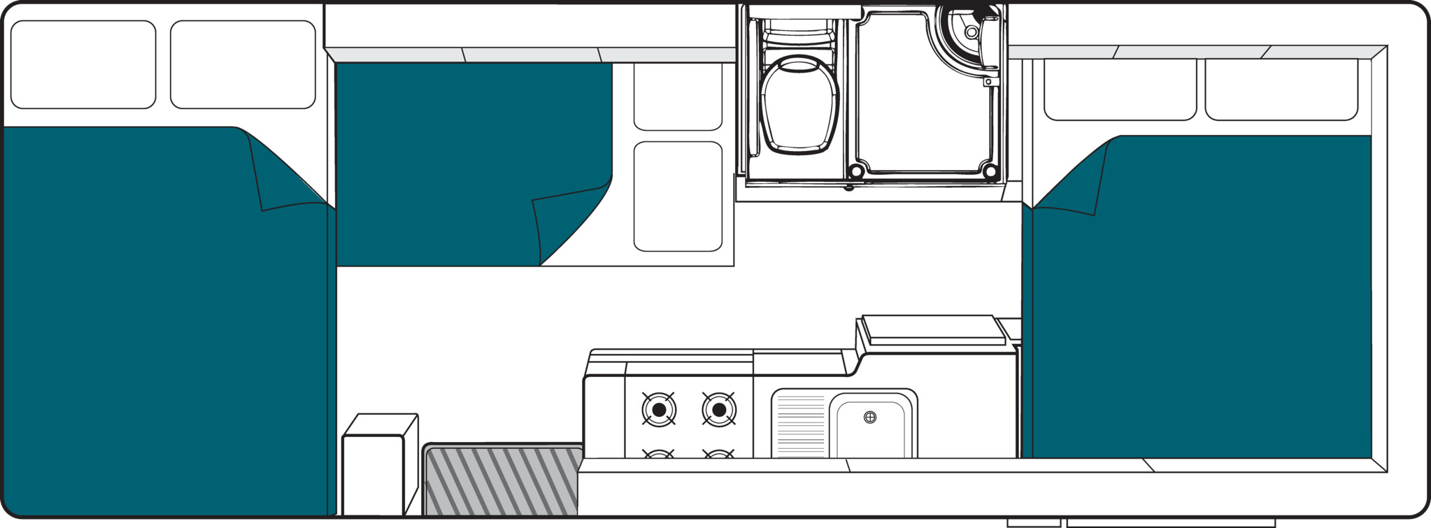 Floorplan des Maui River