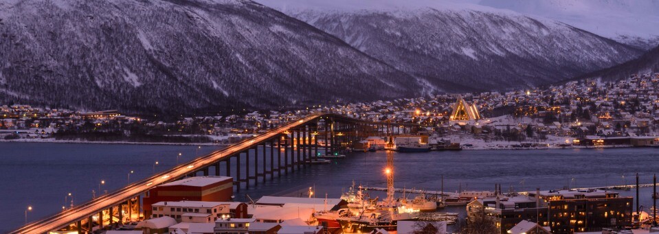 Tromsø bei Nacht