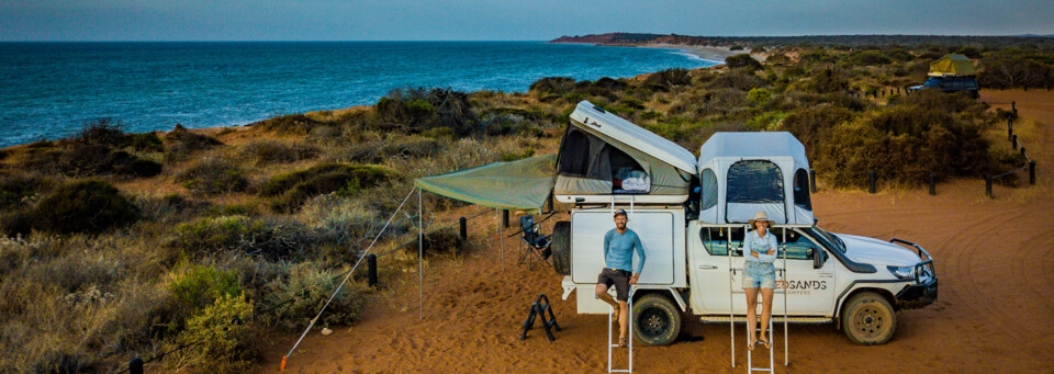 RedSands Camper an Küste