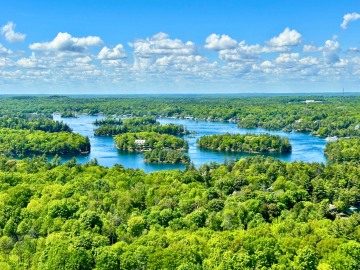 1000 Islands vom Aussichtsturm