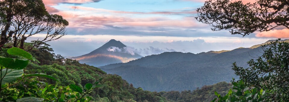 Monteverde Blick auf Vulkan Arenal