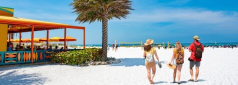 Familie am Strand von Florida © MargaretW