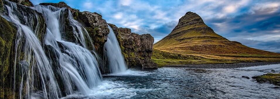 Naturlandschaft in Island