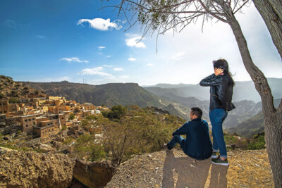 Das Jebel-Akhdar-Gebirge