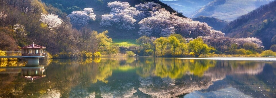 Landschaft in Südkorea