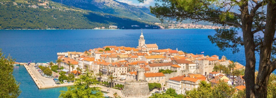 Korcula in Dalmatien