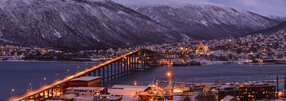 Tromsø bei Nacht