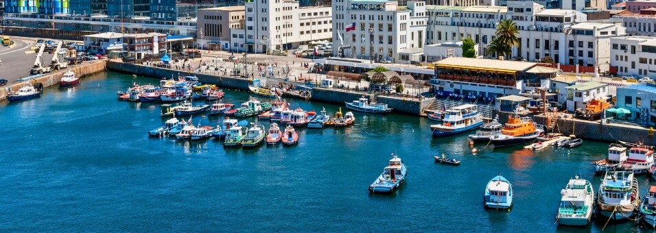 Valparaiso Hafen in Chile